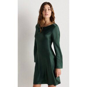Quince Long Sleeve Silk Dress